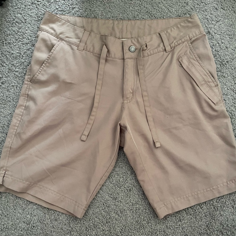2 pairs - Magellan Outdoors Khaki Women's Bermuda Shorts
